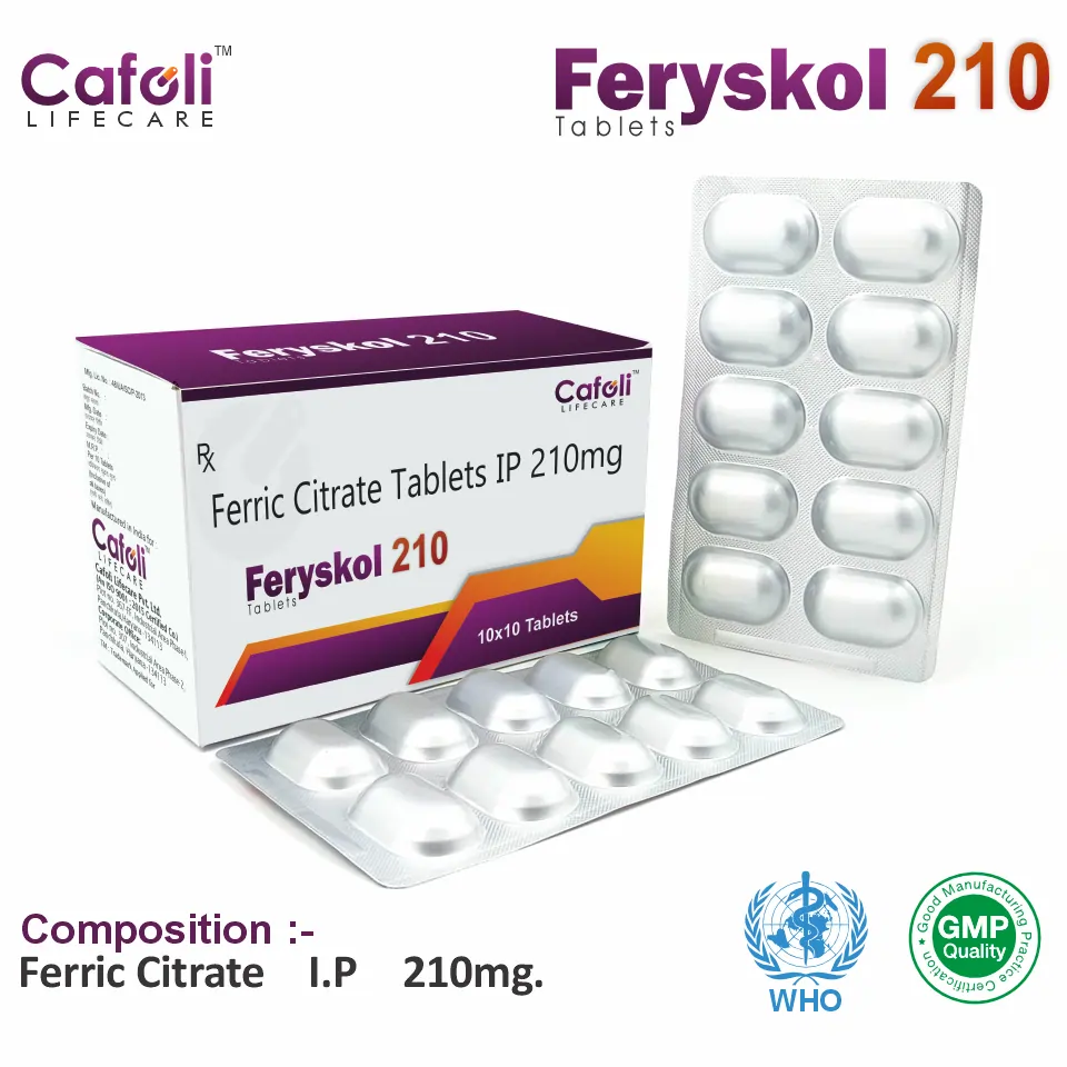 Ferric Citrate 210 mg Tablet PCD Pharma Franchise